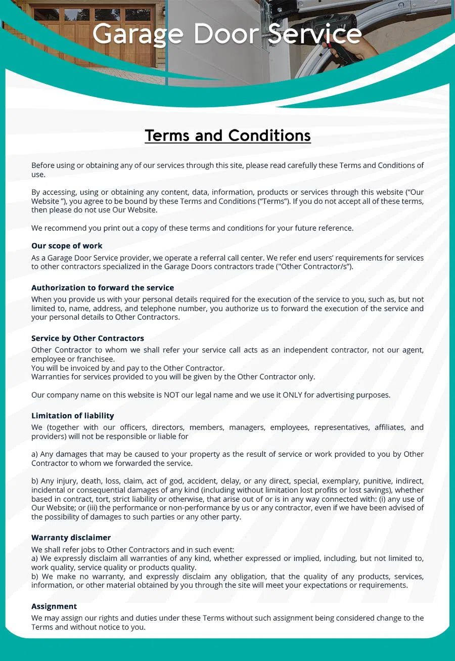 Garage Door Mobile Service Repair Long Beach, CA 562-553-0074